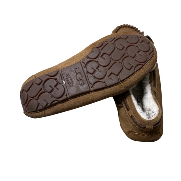 UGG Dakota Slip On Moccasin Slippers in Chestnut Size 7 - Picture 7 of 7